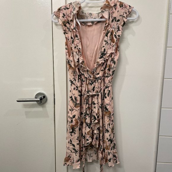 MINKPINK mini floral sleeveless dress, size S - Picture 3 of 4